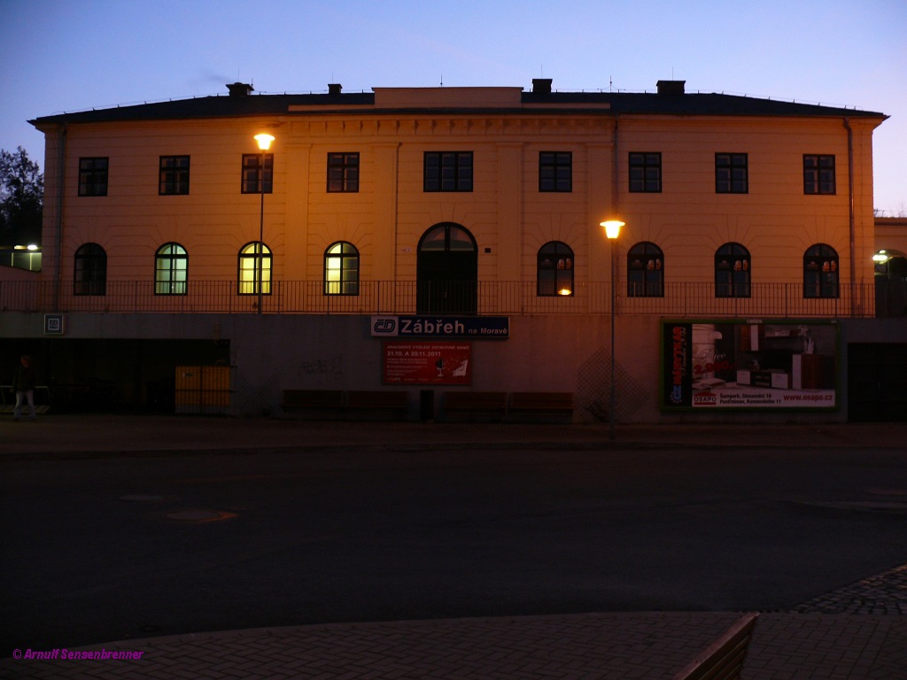 Zabreh na Morave (Hohenstadt an der March) Bahnhof. 2011-11-18