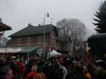 2011-11-17 Lednice(Eisgrub) Bahnhof  Schlachtfest zur Feier 110-Jahre-Eisenbahn Lednice-Breclav=Eisgrub-Lundenburg