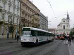 2011-11-17  Brno Jostova(Strae)   Tram DPmB-1052 (Typ Tatra-K2)  +DPmB-1069 (Typ LF2R.E, Rekonstruktion auf Basis K2)