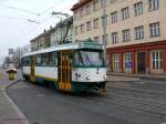 2011-11-20 313a Liberec-nadrazi Tram DPmL-70(1435)  L3  (Tatra-T3SUCS-1987)
