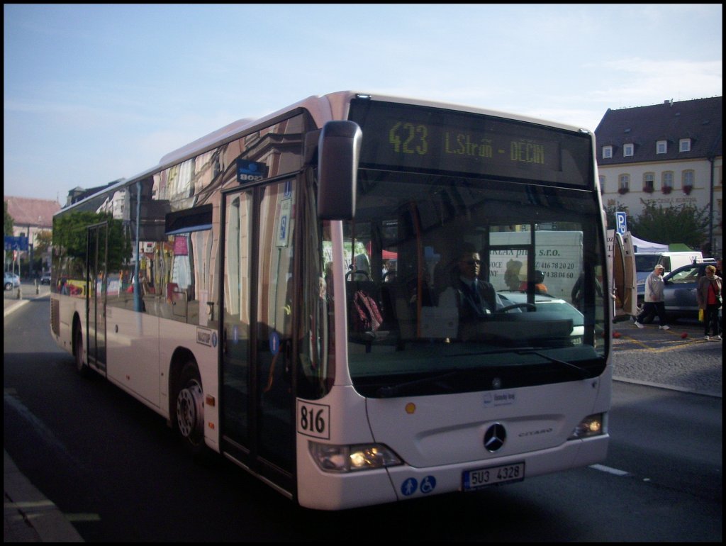 Mercedes Citaro II von Dopravni podnik mesta Decina a.s. in Dĕč�n.