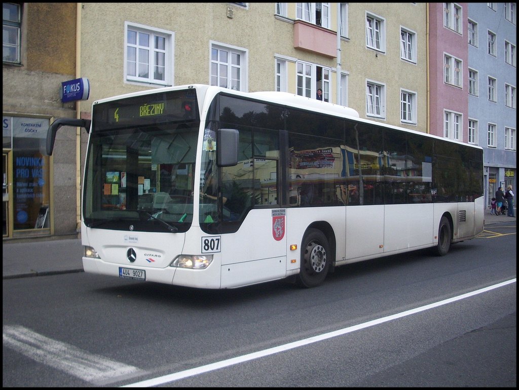 Mercedes Citaro II von Dopravni podnik mesta Decina a.s. in Dĕč�n.