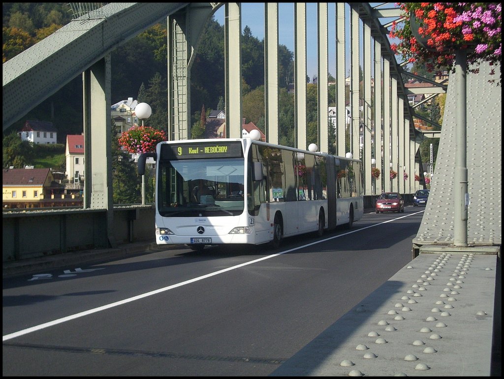 Mercedes Citaro II G von Dopravni podnik mesta Decina a.s. in Dĕč�n.