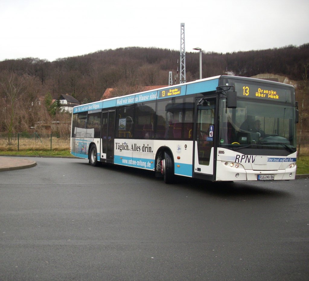 Neoplan Centroliner Evolution der RPNV in Sassnitz.

