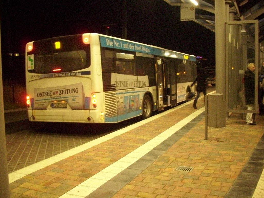 Neoplan Centroliner Evolution der RPNV in Sassnitz. 

