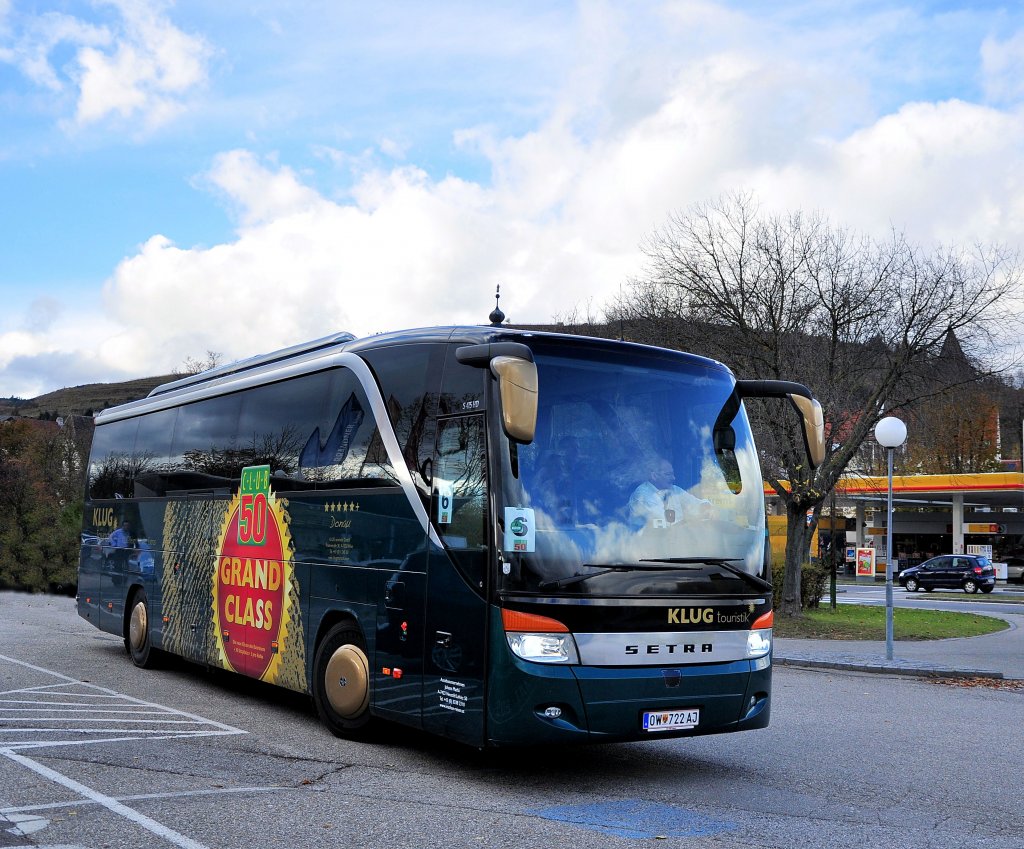 SETRA S415 HD vom Busunternehmer MATH� aus �sterreich (Club 50,Klug Touristik)im Oktober 2012 in Krems.