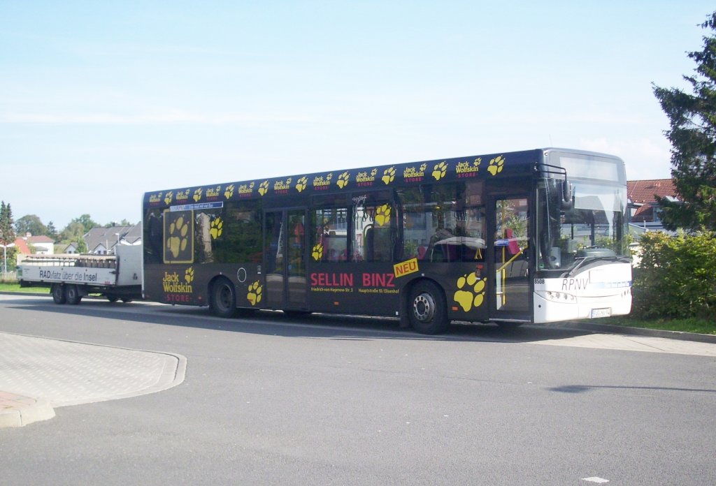 Solaris Urbino 12 der RPNV in Sassnitz.
