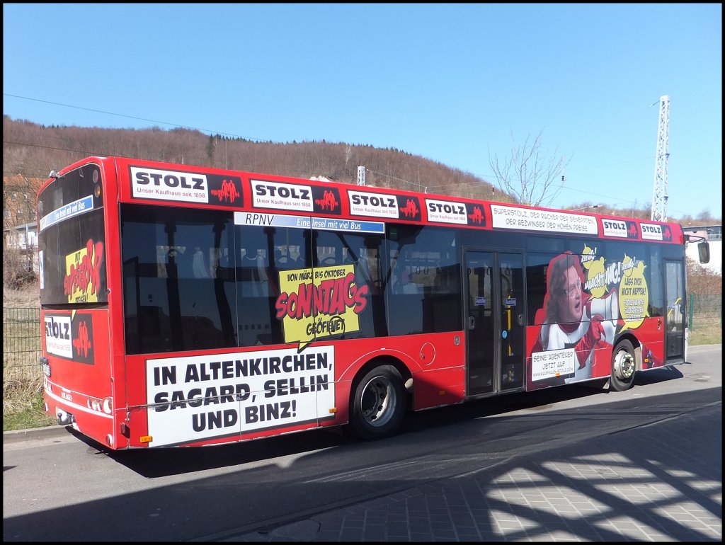 Solaris Urbino 12 der RPNV in Sassnitz.

