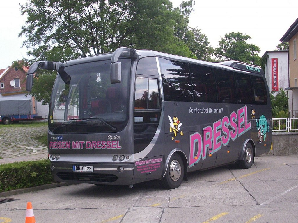 Temsa Opalin von Dressel aus Deutschland in Sassnitz.

