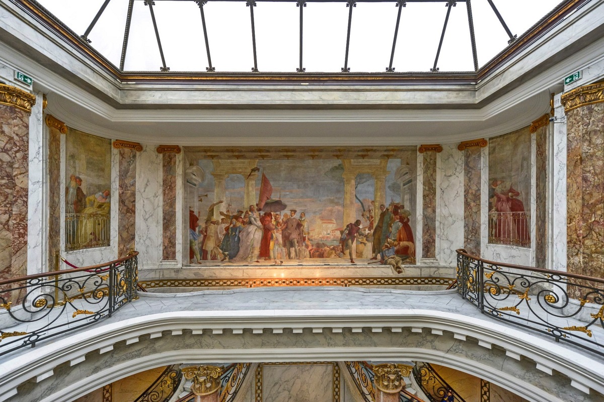 2020-02-23 151 Paris Musée-Jacquemart-André Treppenhaus Tiepolo-Fresko (1745)