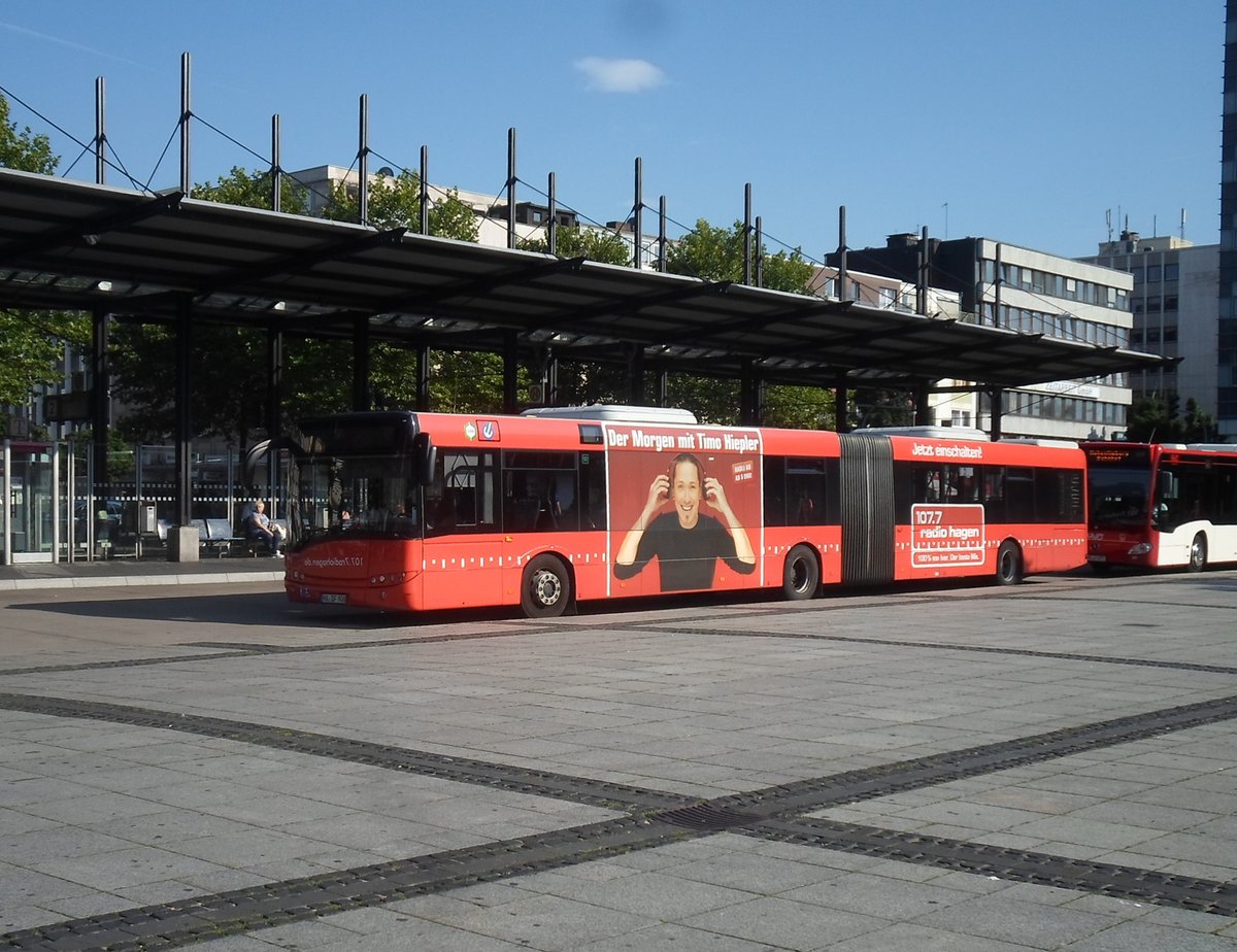Hagen Westf.,Bus der Hagener Strassenbahn AG,aufgenommen 22.7.17