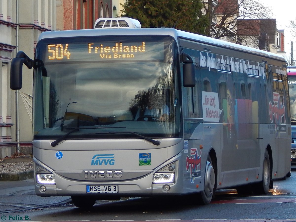  

Iveco Crossway der MVVG in Neubrandenburg.