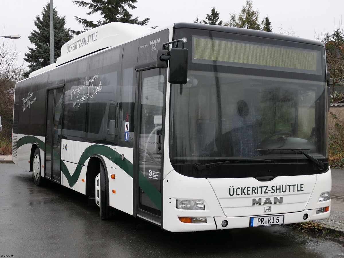 MAN Lion's City CNG der RegioInfra Gesellschaft in Malchow.