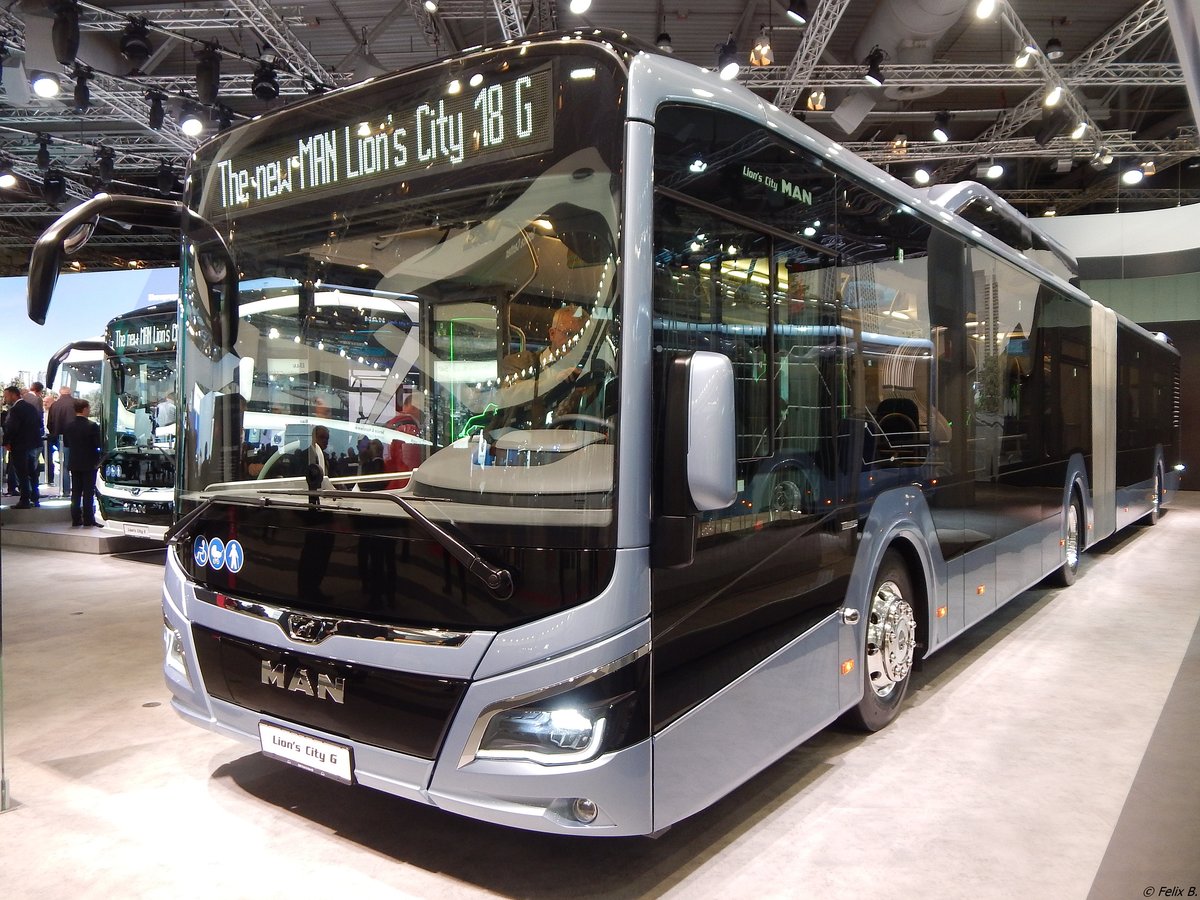 MAN Lion's City CNG Vorführwagen in Hannover auf der IAA.