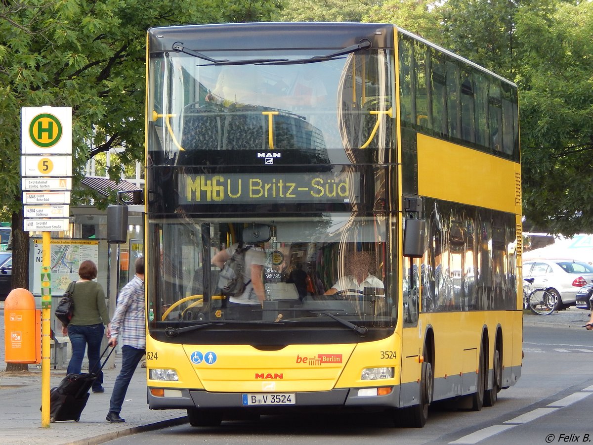MAN Lion's City DD der BVG in Berlin. 