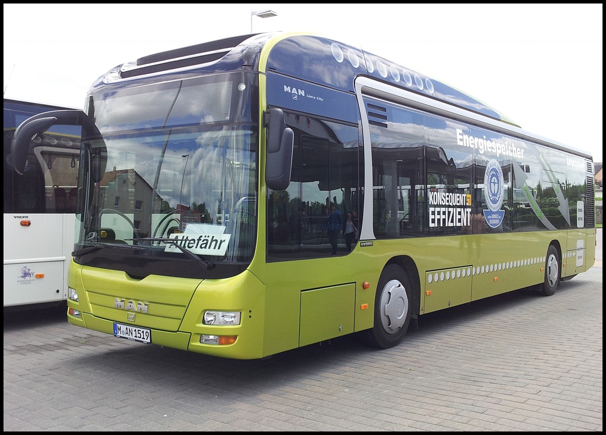 MAN Lion's City Hybrid aus M�nchen in Bergen.