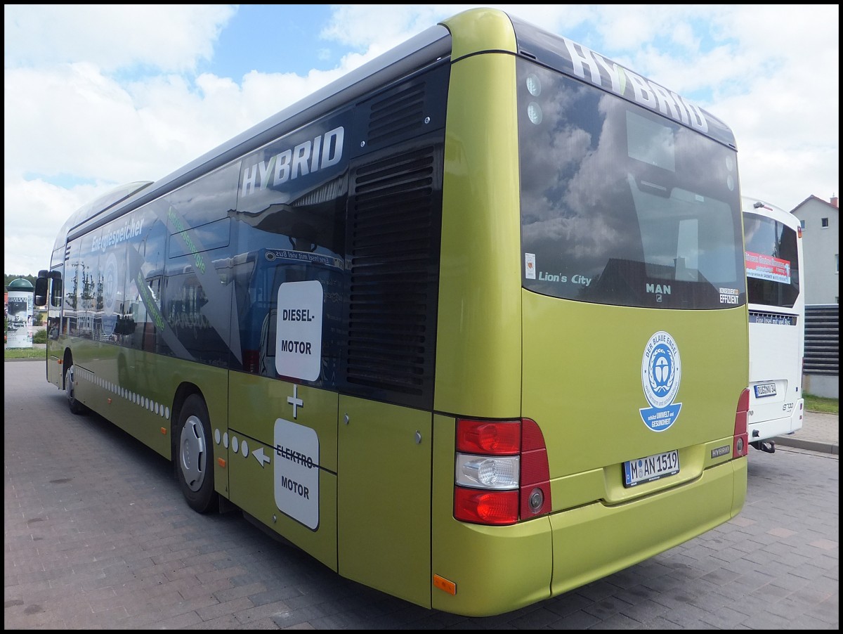 MAN Lion's City Hybrid aus M�nchen in Bergen.