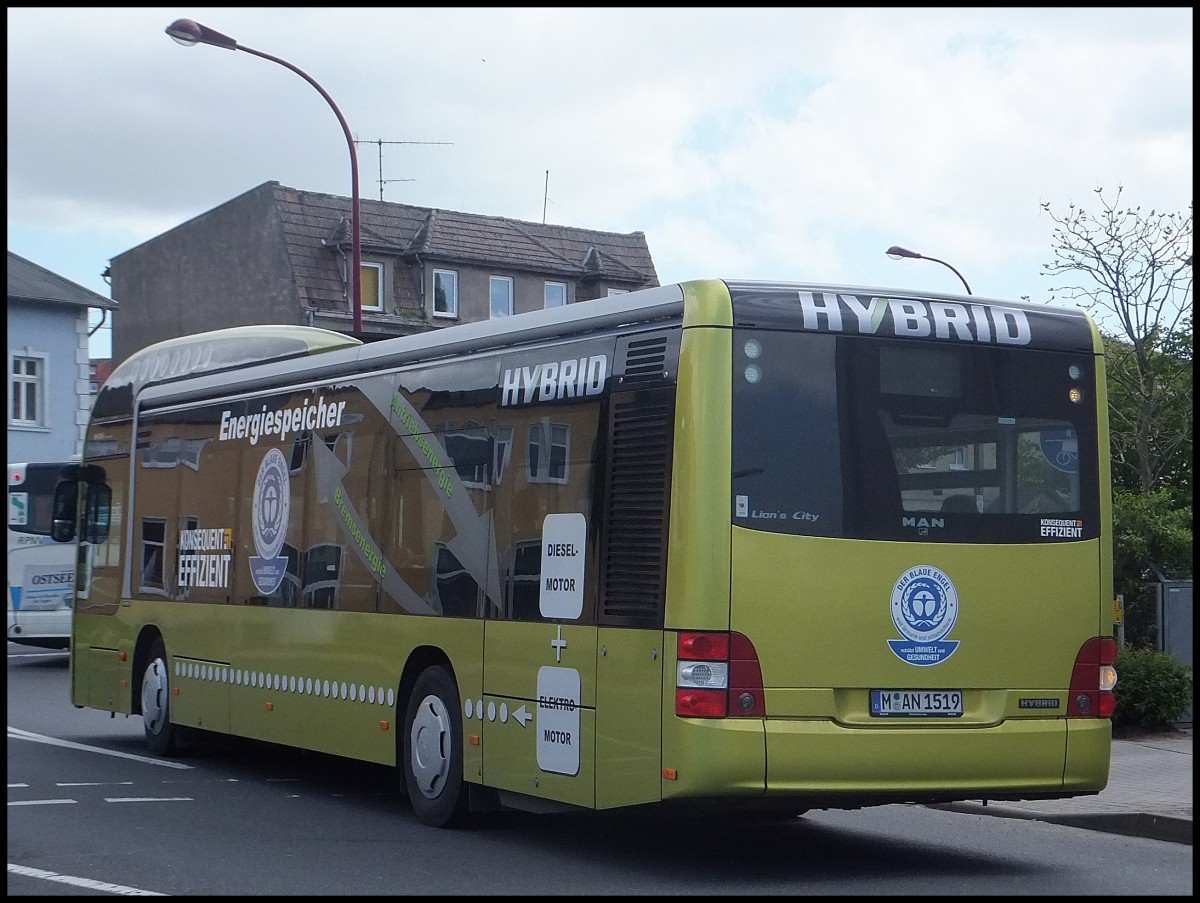 MAN Lion's City Hybrid aus M�nchen in Bergen.