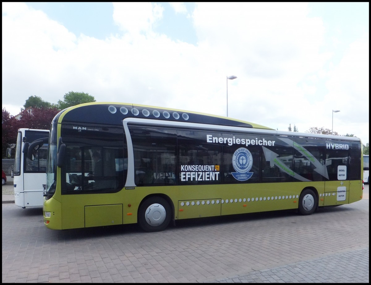 MAN Lion's City Hybrid aus M�nchen in Bergen.
