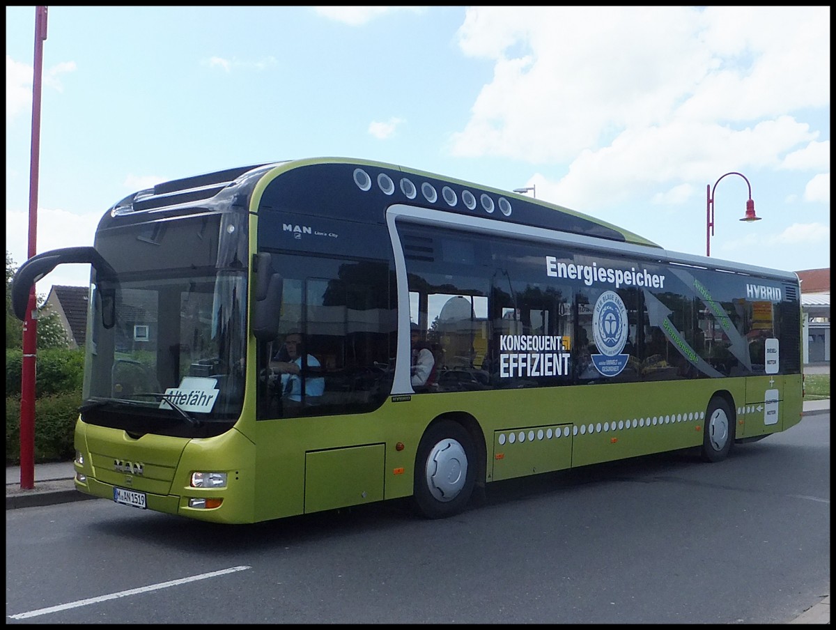 MAN Lion's City Hybrid aus M�nchen in Bergen.