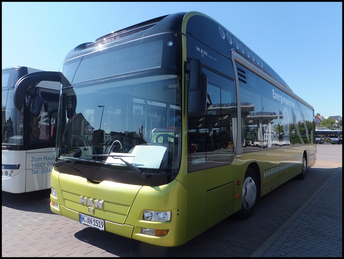 MAN Lion's City Hybrid aus M�nchen in Bergen.