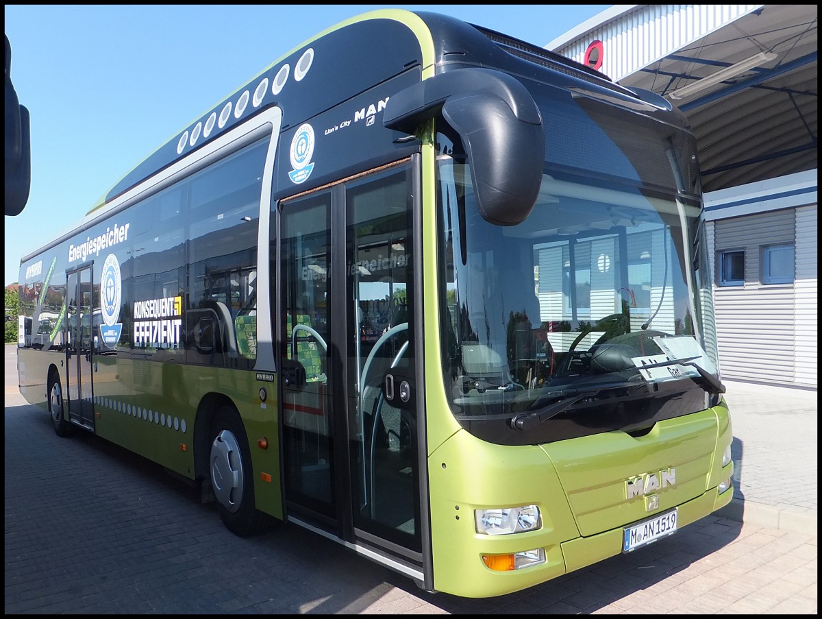 MAN Lion's City Hybrid aus M�nchen in Bergen.