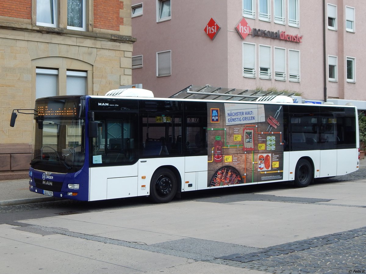 MAN Lion's City von LVL Jäger in Ludwigsburg.