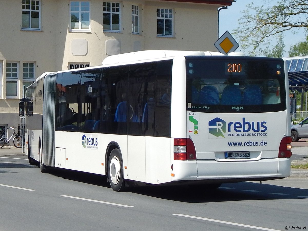 MAN Lion's City von Regionalbus Rostock in Güstrow.