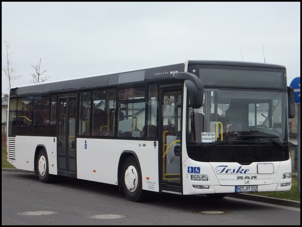 MAN Lion's City � LE vom Reisedienst Teske aus Deutschland in Sassnitz.