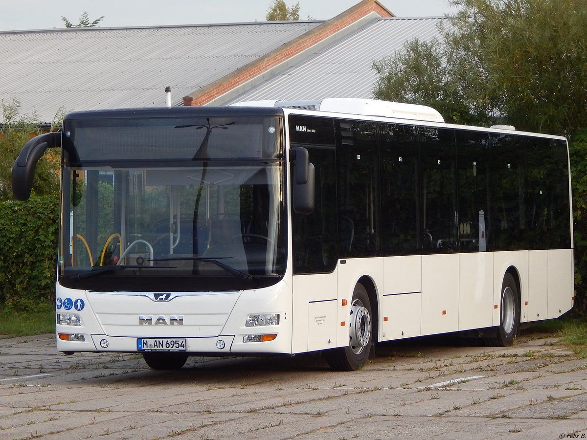 MAN Lion's City Vorf�hrwagen bei der MVVG in Neubrandenburg.