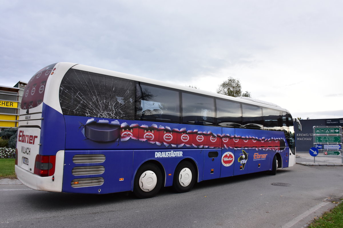 MAN Lion`s Coach vom Busunternehmen und Reiseb�ro EBNER aus �sterreich in Krems. 
