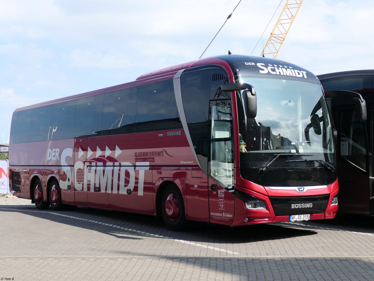 MAN Lion's Coach von Der Schmidt aus Deutschland in Stralsund.