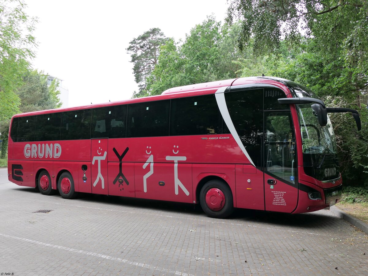 MAN Lion's Coach von Grund aus Deutschland in Binz.