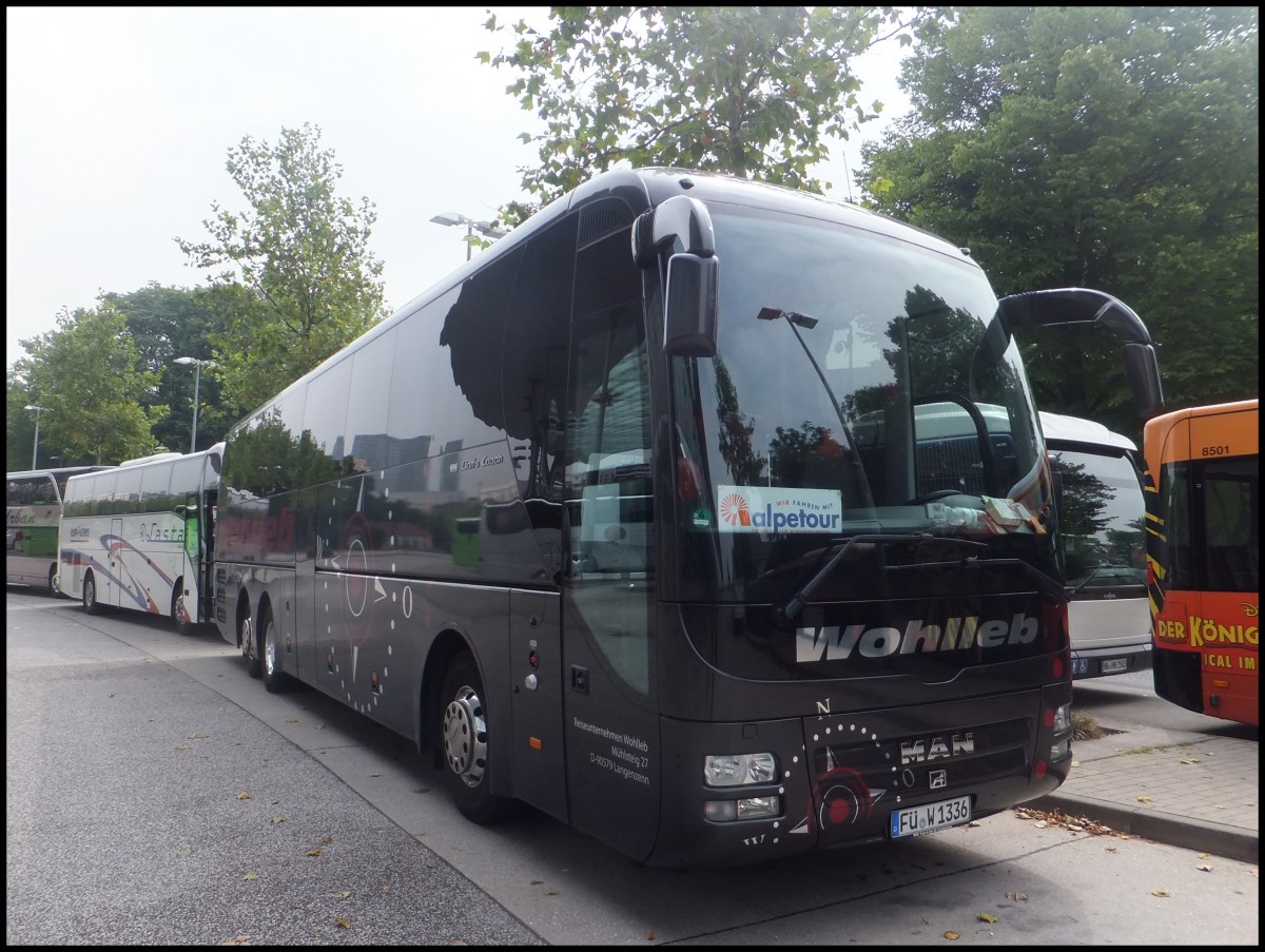 MAN Lion's Coach von Wohlleb aus Deutschland in Hamburg.