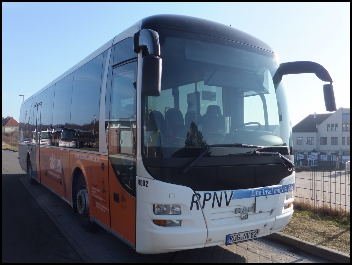 MAN Lion's Regio der RPNV in Sassnitz.
