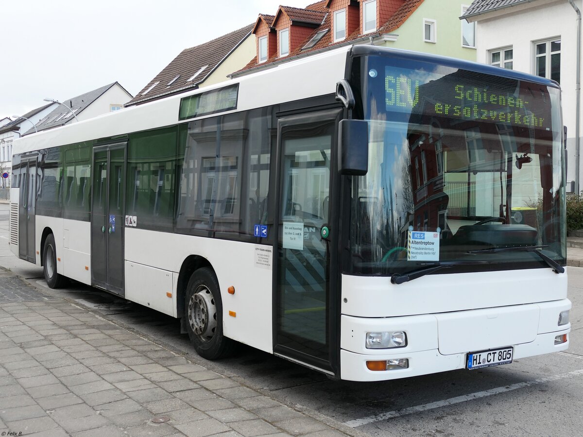 MAN Niederflurbus 2. Generation von City-Tours-Wenzel aus Deutschland in Neubrandenburg.