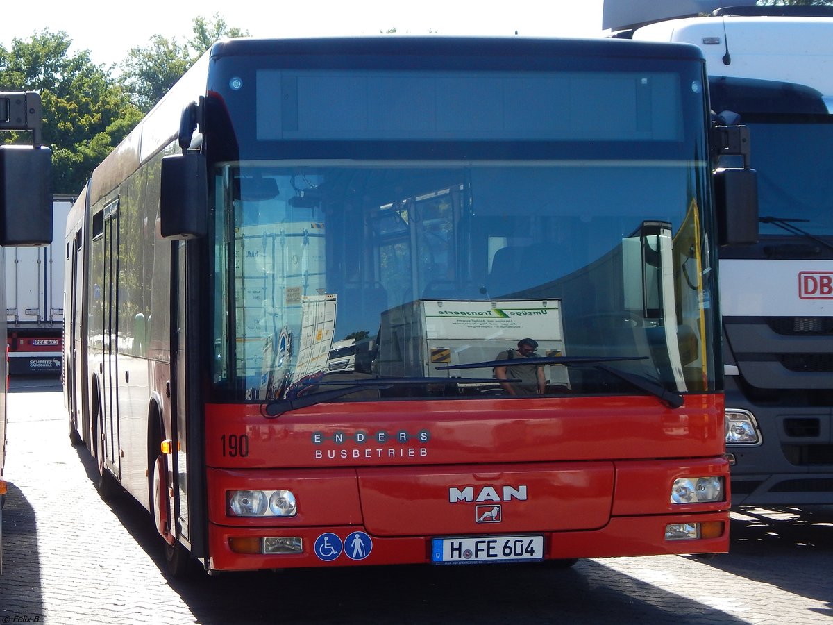MAN Niederflurbus 2. Generation von Enders Busbetrieb aus Deutschland in Berlin.