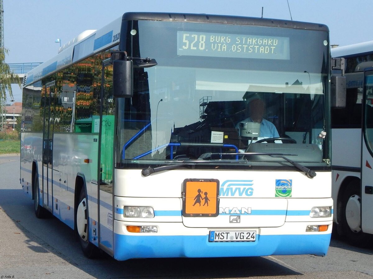 MAN SÜ 283 der MVVG in Neubrandenburg. 