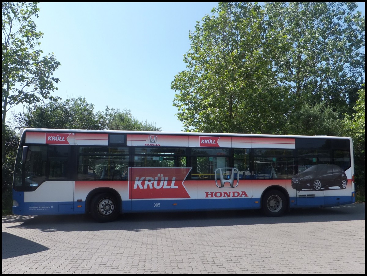 Mercedes Citaro I der Rostocker Stra�enbahn AG in Rostock.