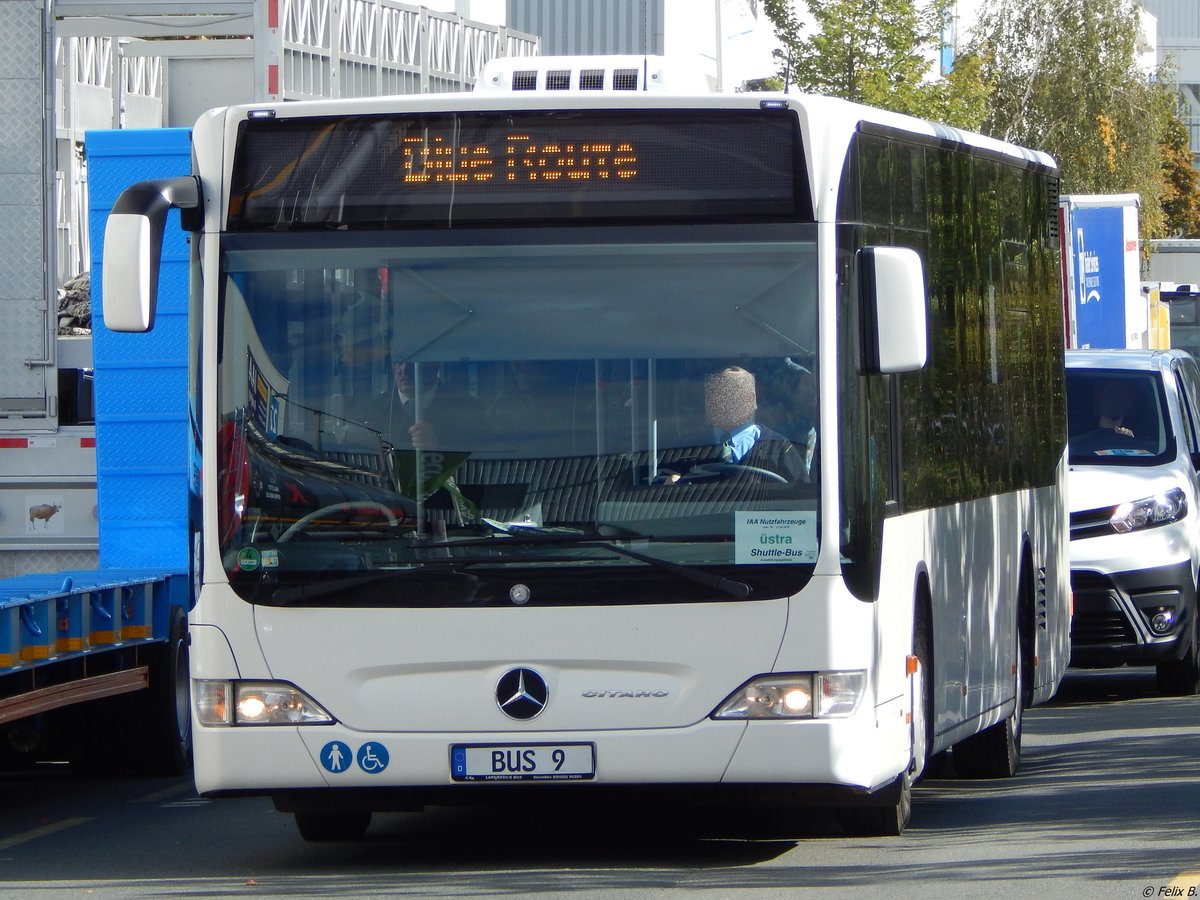 Mercedes Citaro II von Langreder Reisen aus Deutschland in Hannover auf der IAA.