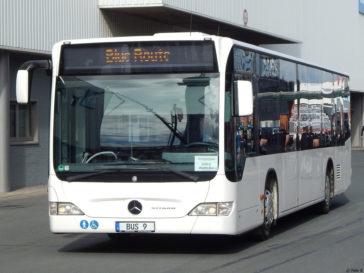 Mercedes Citaro II von Langreder Reisen aus Deutschland in Hannover auf der IAA.