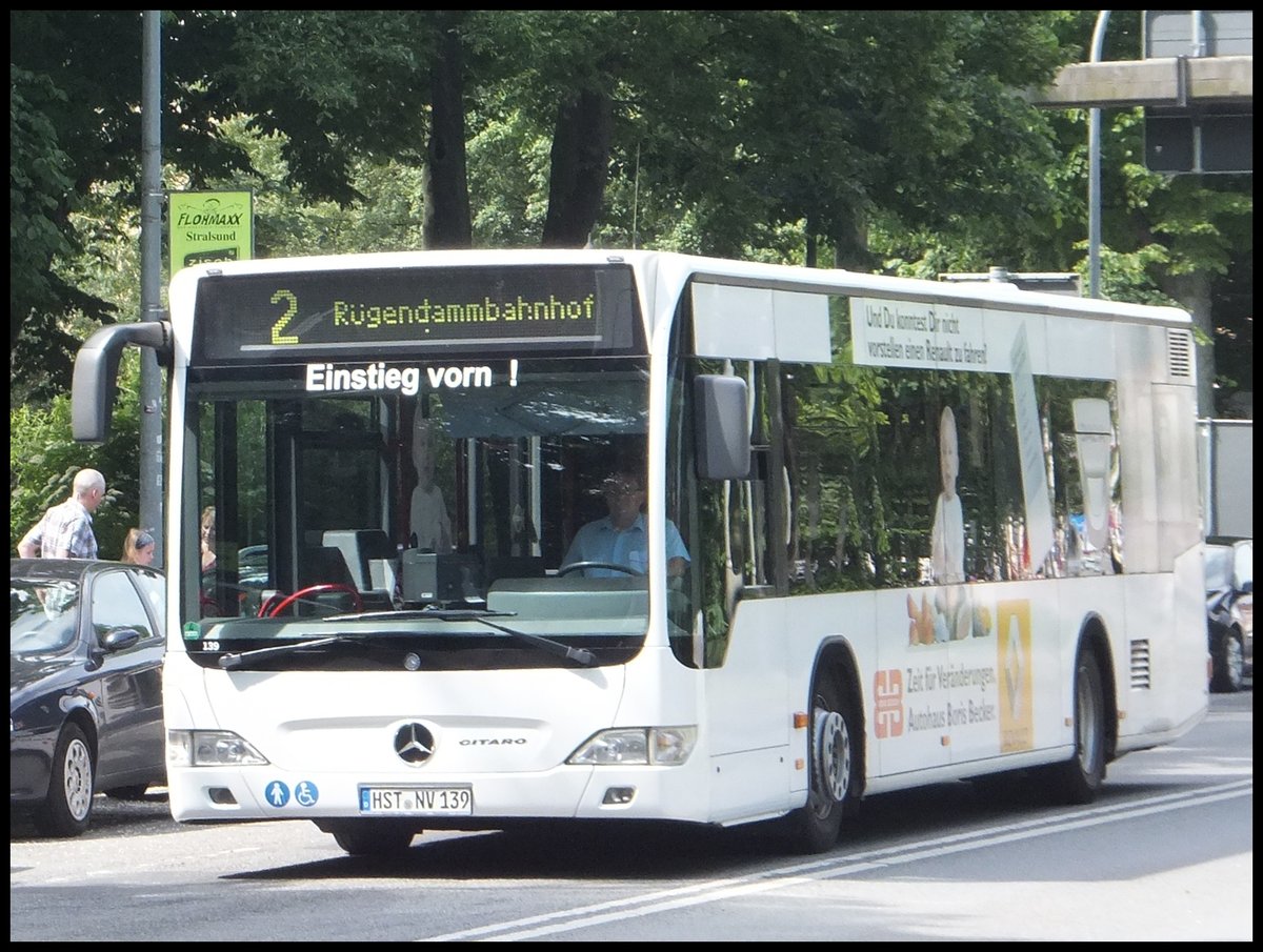 Mercedes Citaro II der Stadtwerke Stralsund in Stralsund.