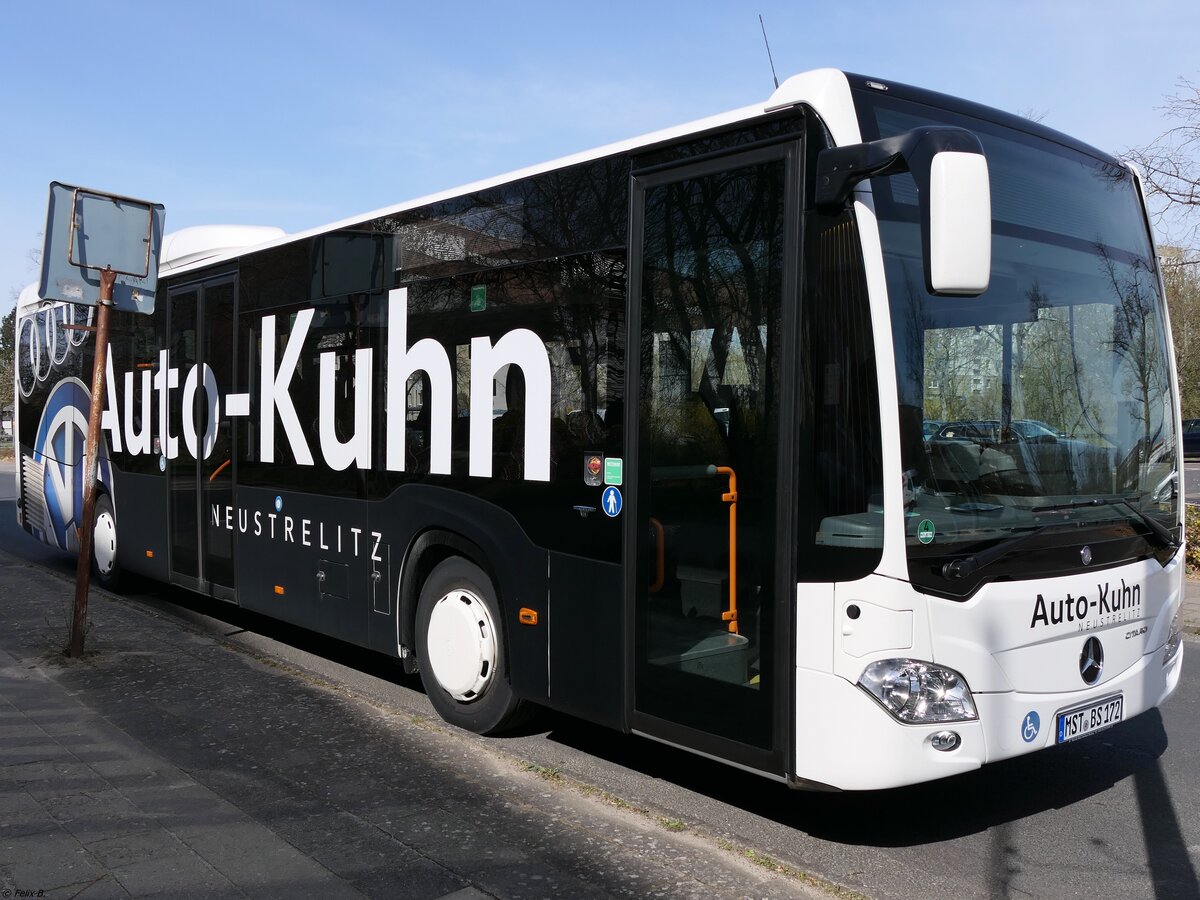 Mercedes Citaro III von Becker-Strelitz Reisen aus Deutschland in Neubrandenburg.