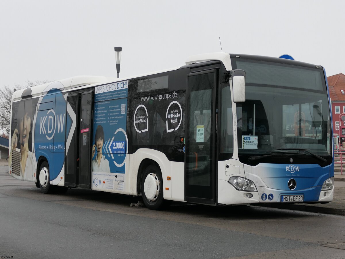 Mercedes Citaro III von Becker-Strelitz Reisen aus Deutschland in Neubrandenburg.