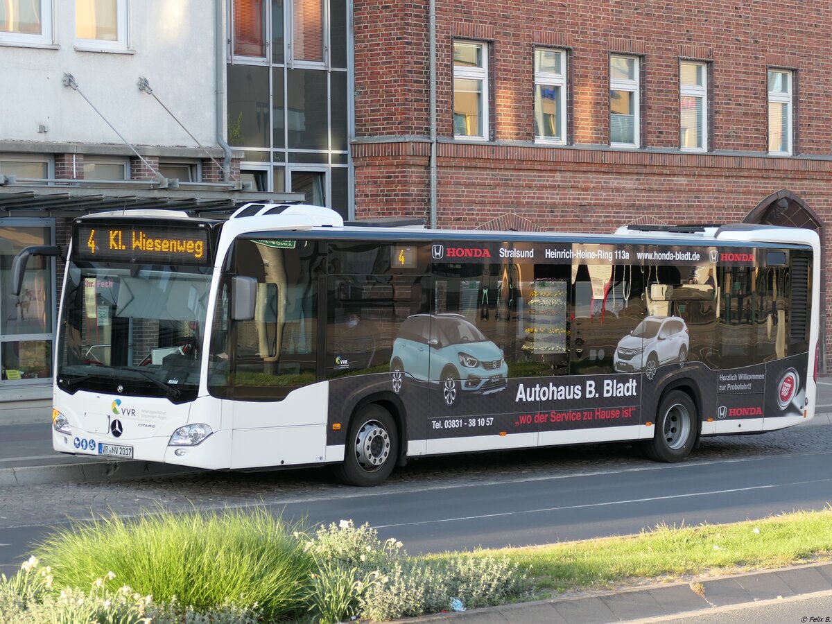 Mercedes Citaro III der VVR in Stralsund.