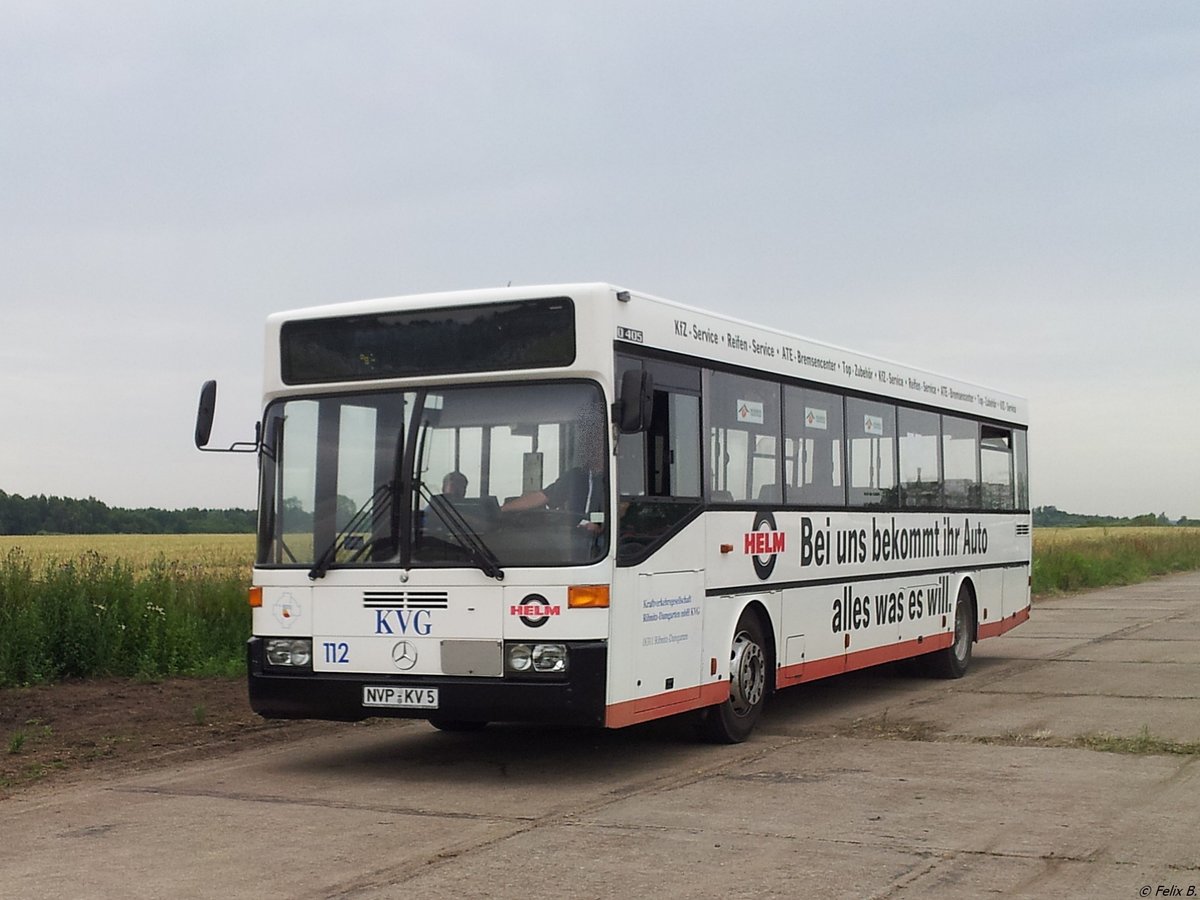 Mercedes O 405 der Kraftverkehrsgesellschaft mbH Ribnitz-Damgarten in P�tnitz.