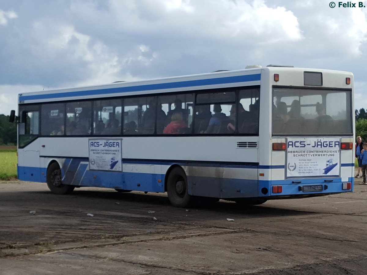 Mercedes O 405 vom Technikmuseum P�tnitz (ex KVG Ribnitz) in P�tnitz.