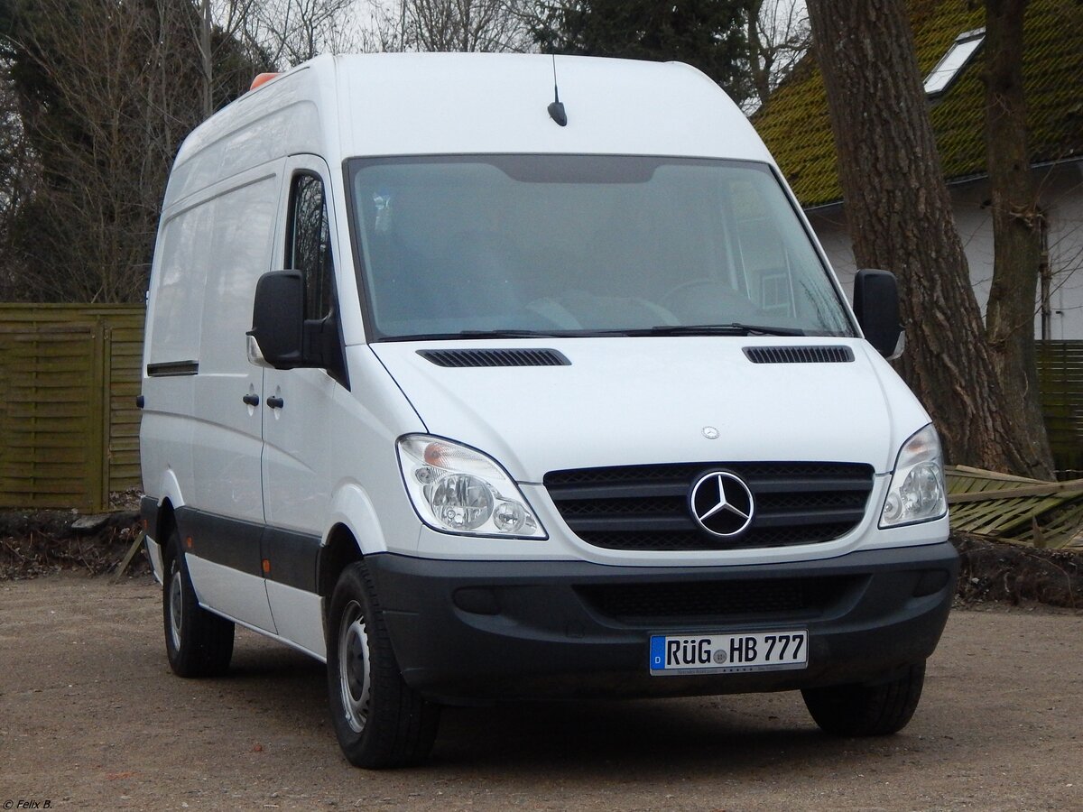 Mercedes Sprinter als Service-Mobil von Heike Bös aus Deutschland in Gustow.