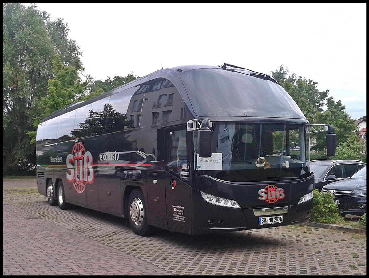 Neoplan Cityliner von S�� aus Deutschland in Bergen. 