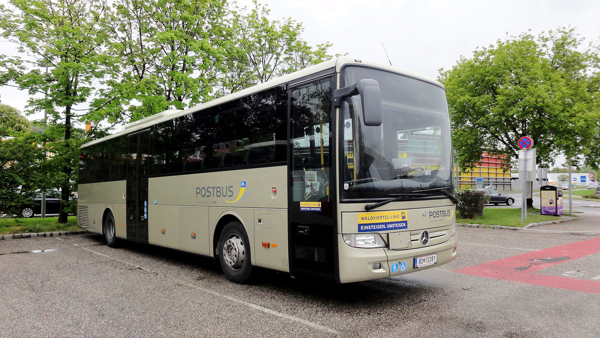 �BB Postbus Mercedes Integro in Krems gesehen.